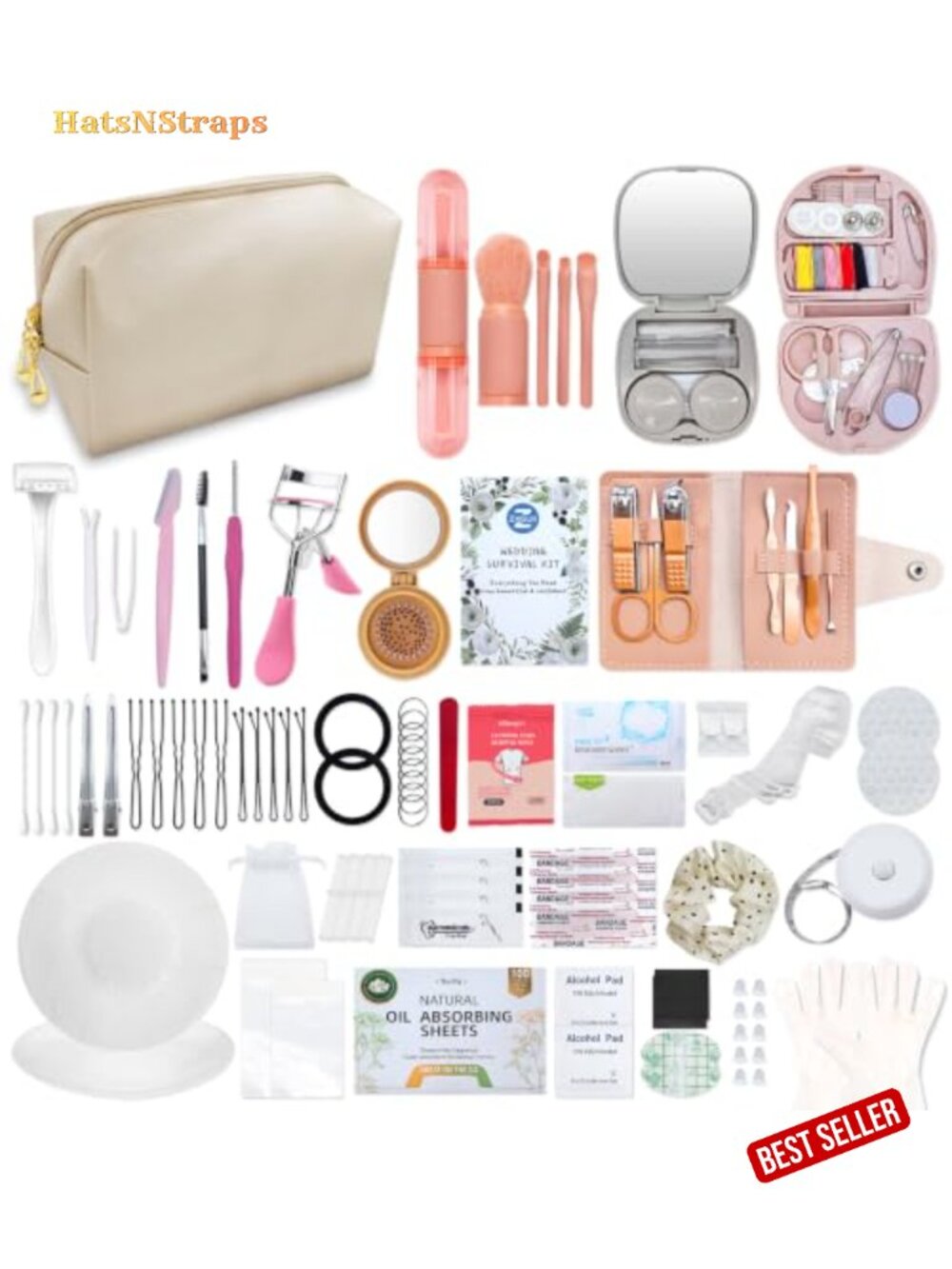 Wedding Day Emergency Kit 100+ Essentials Cosmetic Bag PU